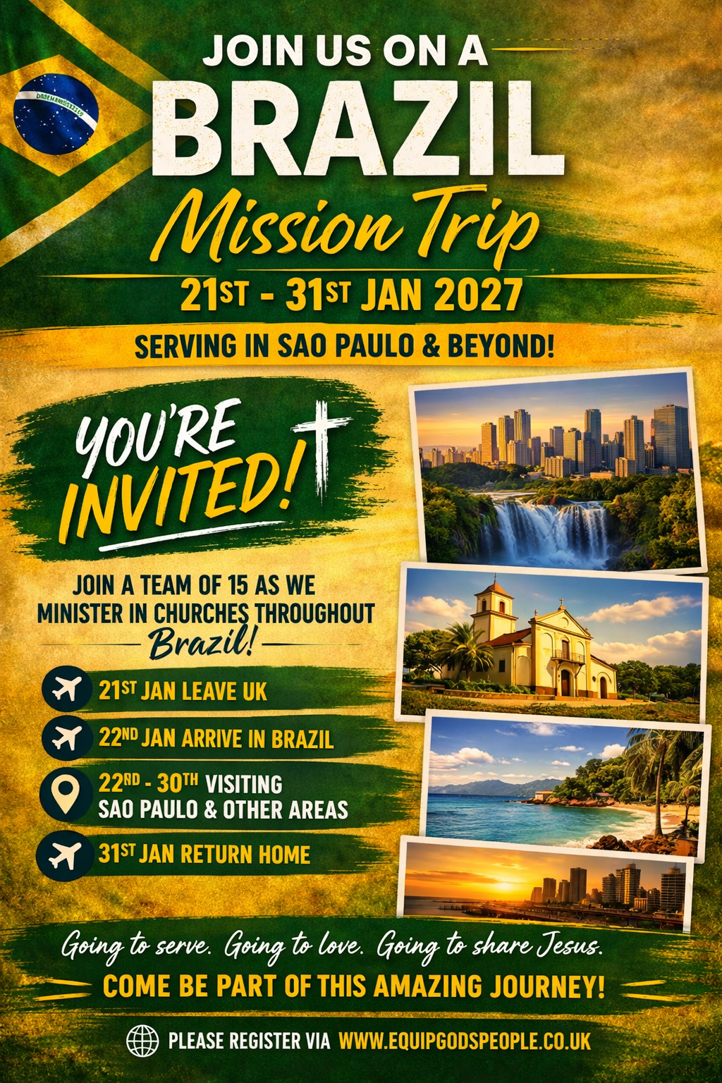 Brazil Jan 2027 mission trip